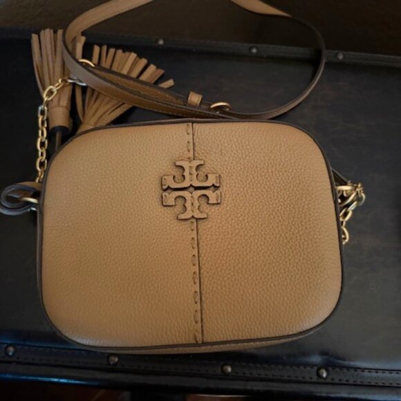 Tory Burch McGraw Camera bag beige - Picture 5 of 9